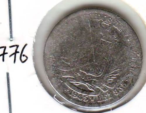 Foto Münzen: Venezuela Silbermünze: 1 Bolivar 1945