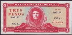 Foto Banknote Kuba: 3 Pesos Che Guevara